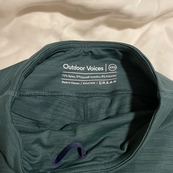 Outdoor voices techsweat leggings in evergreen - Picture 2 of 3